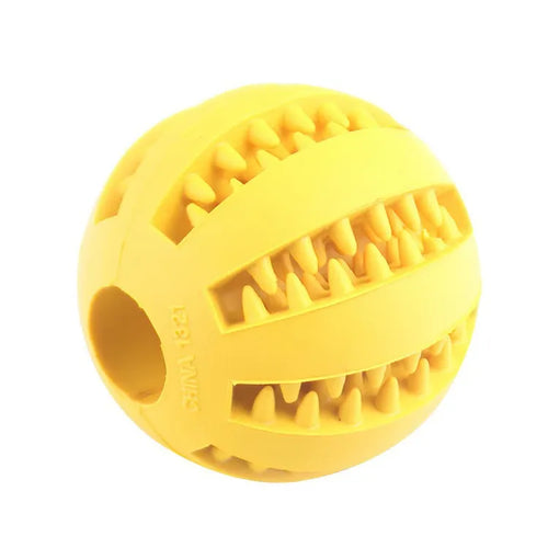 Balle Jouet Chien - Non Toxique, Résistante aux Morsures, Distributeur de Friandises & Nettoyage Dentaire
