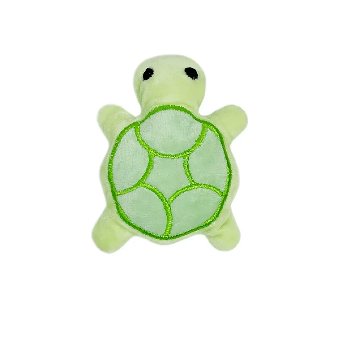 Jouet mini tortue peluche chiot - vue détail matière douce résistante - Pelorie