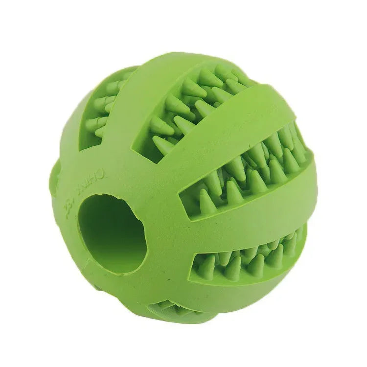 Balle jouet chien orange - distributeur friandises toutes tailles - Pelorie