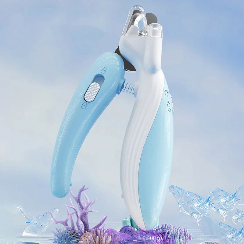 Coupe-Ongles Professionnel Chien Chat LED - Ciseaux Griffes Précision Petits & Grands Animaux
