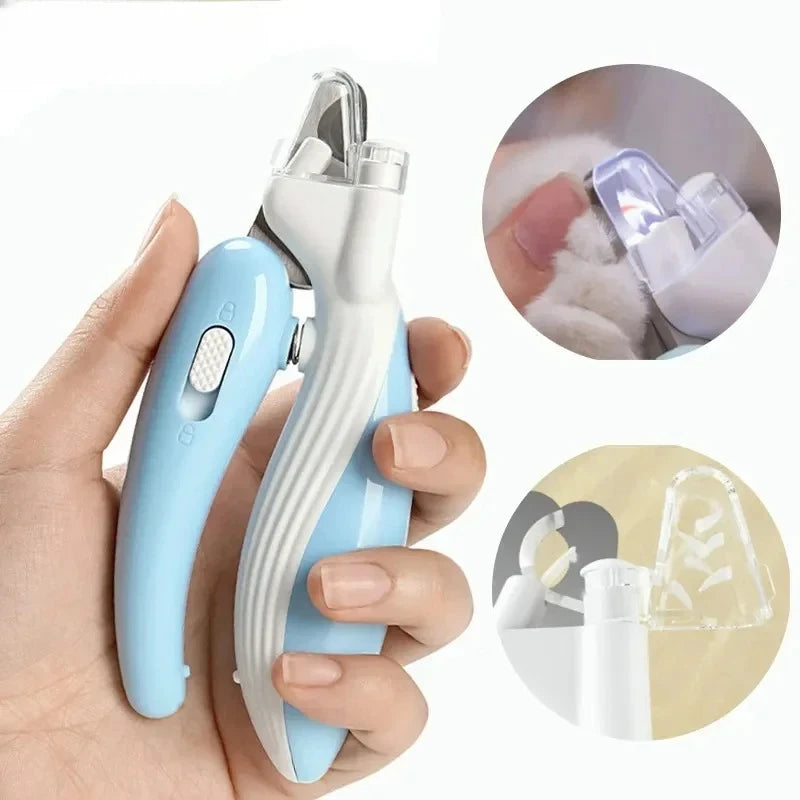 Coupe-Ongles Professionnel Chien Chat LED - Ciseaux Griffes Précision Petits & Grands Animaux