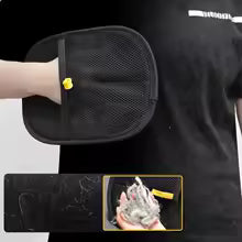 Gants de Toilettage Antistatiques Chien Chat - Double Face Réutilisables Anti-Poils Tapis
