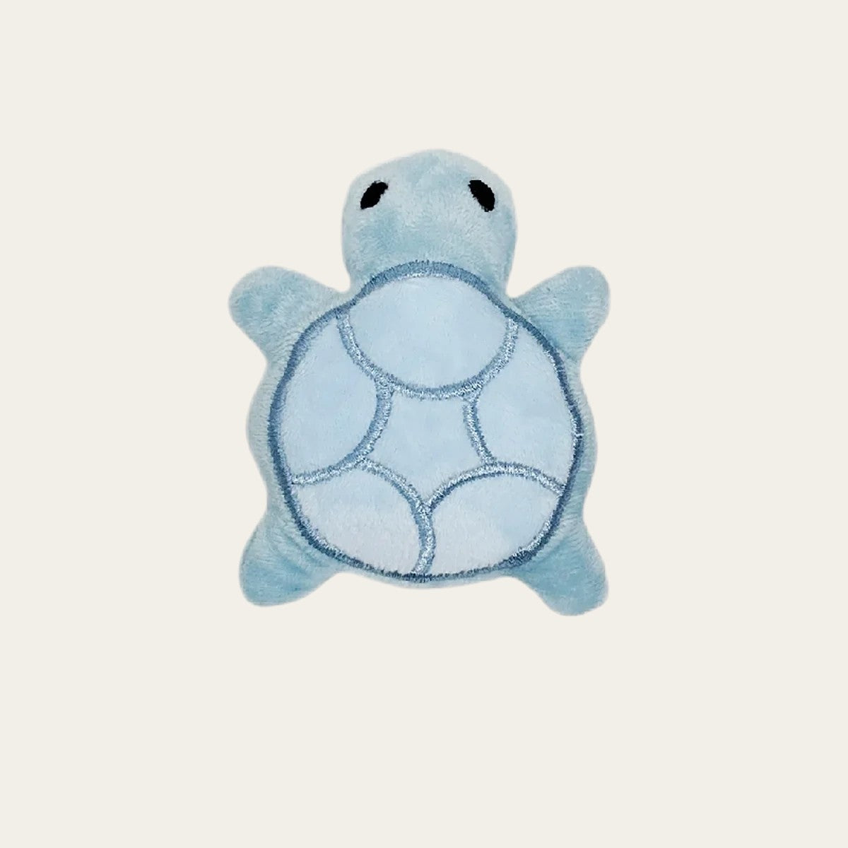 Mini peluche tortue Pelorie bleu clair douce pour chiot et petit chien